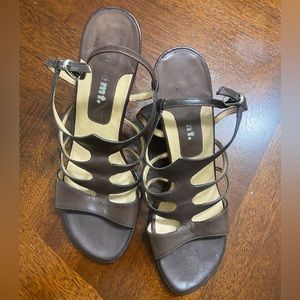 Brown Wedge Sandals
